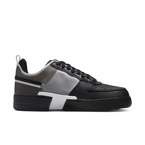 nike air force 1 react zwart